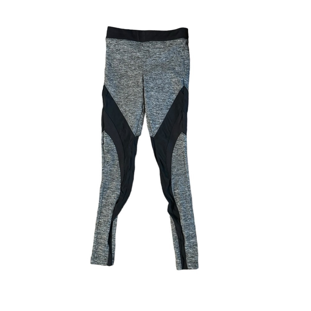 Koral Women’s Frame High Rise Leggings X Small Heather Grey Black Mesh Crossfit